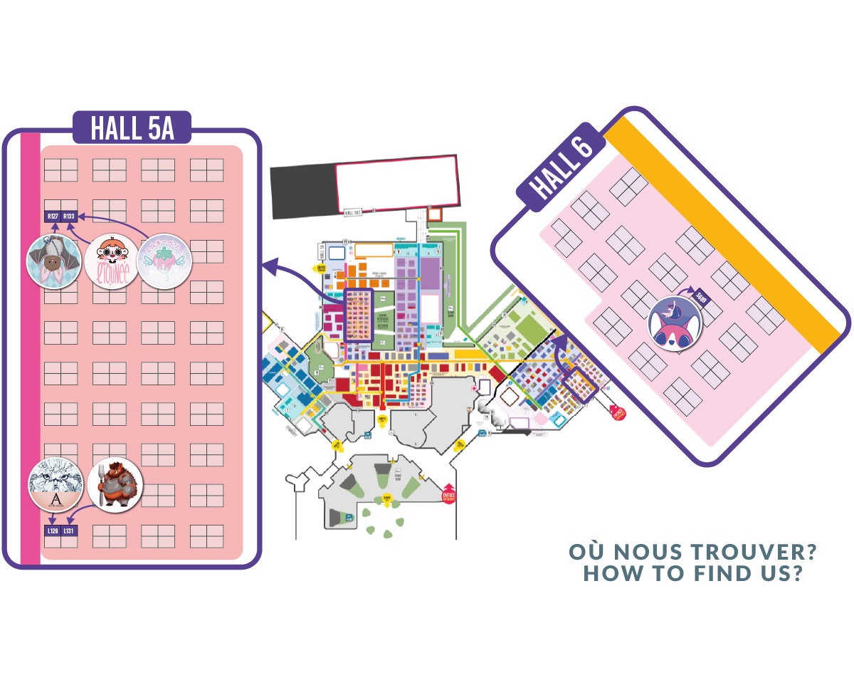 Plan de la Japan Expo